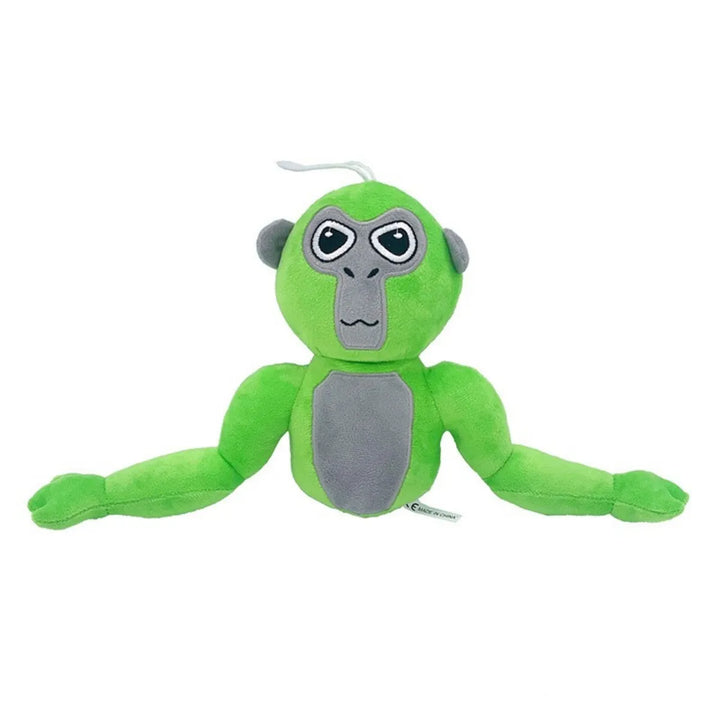 Gorilla-Plüschfigur | Bunt | Weich | Süß | Langlebig | Vielseitig-Grüner Gorilla-Luzern Mode