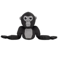 Gorilla-Plüschfigur | Bunt | Weich | Süß | Langlebig | Vielseitig-Schwarzer Gorilla-Luzern Mode