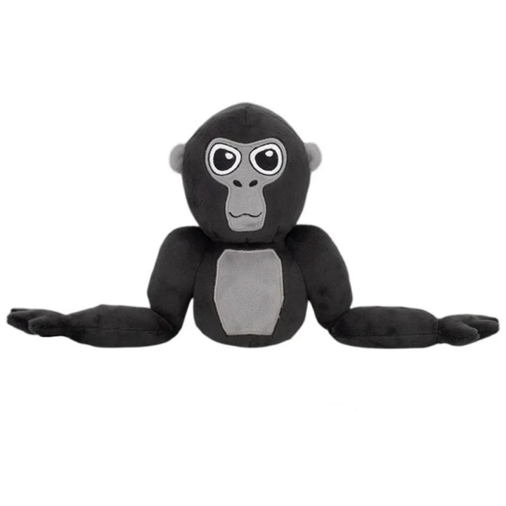 Gorilla-Plüschfigur | Bunt | Weich | Süß | Langlebig | Vielseitig-Schwarzer Gorilla-Luzern Mode