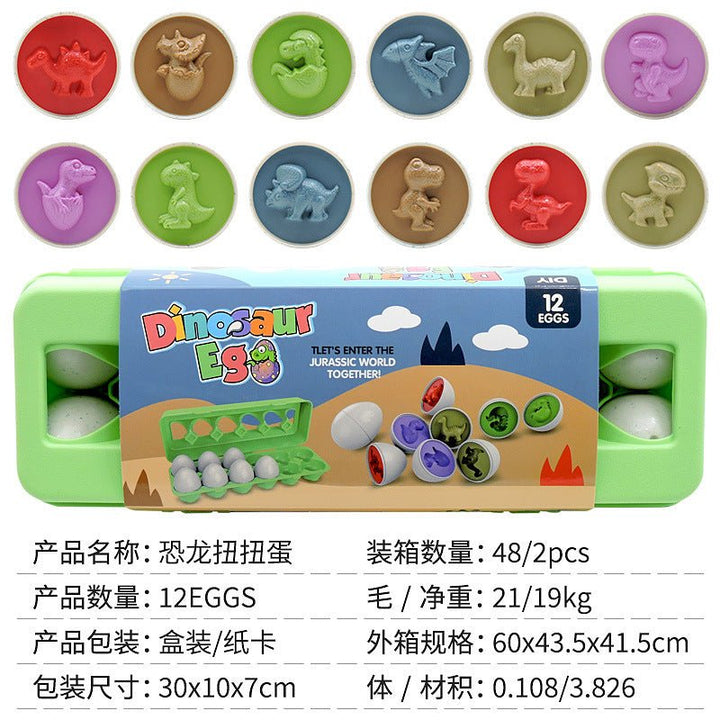 Spiel-Eier-Set | Kinder Bunt Lehrreich Entwicklung Montessori-Luzern Mode