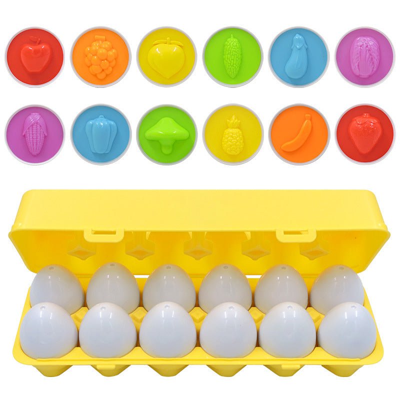 Spiel-Eier-Set | Kinder Bunt Lehrreich Entwicklung Montessori-Luzern Mode