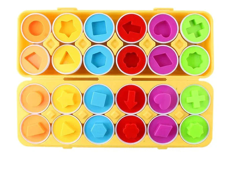 Spiel-Eier-Set | Kinder Bunt Lehrreich Entwicklung Montessori-Luzern Mode