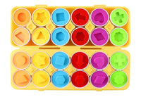 Spiel-Eier-Set | Kinder Bunt Lehrreich Entwicklung Montessori-Luzern Mode