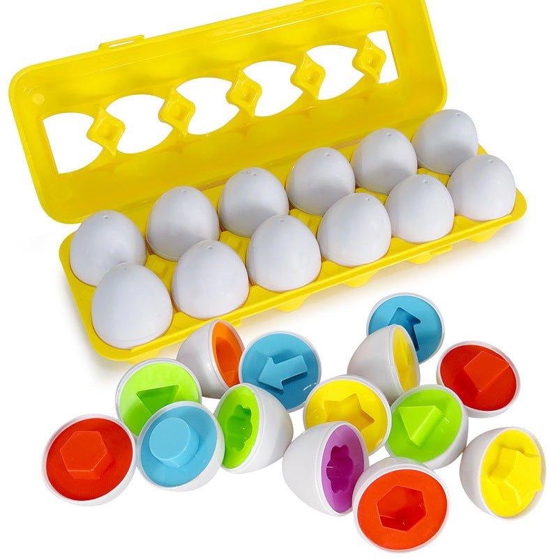 Spiel-Eier-Set | Kinder Bunt Lehrreich Entwicklung Montessori-Luzern Mode