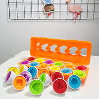 Spiel-Eier-Set | Kinder Bunt Lehrreich Entwicklung Montessori-Luzern Mode