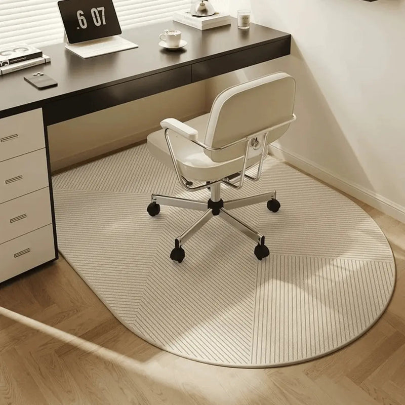 Bürostuhlmatte | Effektiv | Fleece | Rutschfest | Strapazierfähig-A-80x160cm-Luzern Mode