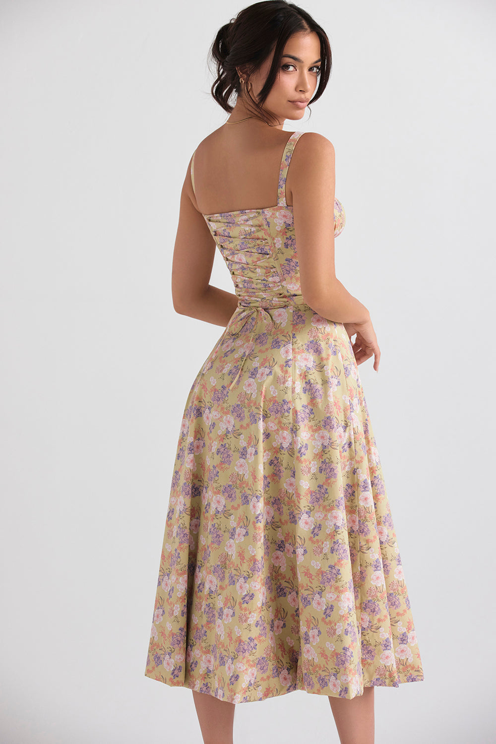 Sommerkleid | Ärmellos | Bustier | Kordelzug | Herz-Ausschnitt | Seitenschlitz-Luzern Mode