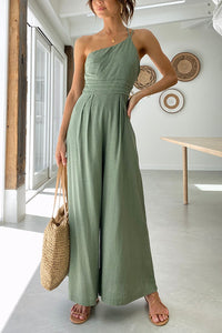 Ärmelloser Damen Jumpsuit mit Lockerer Passform – Mireille