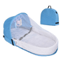 Faltbares & tragbares Babynest mit Moskitonetz – Schlafinsel Cosina