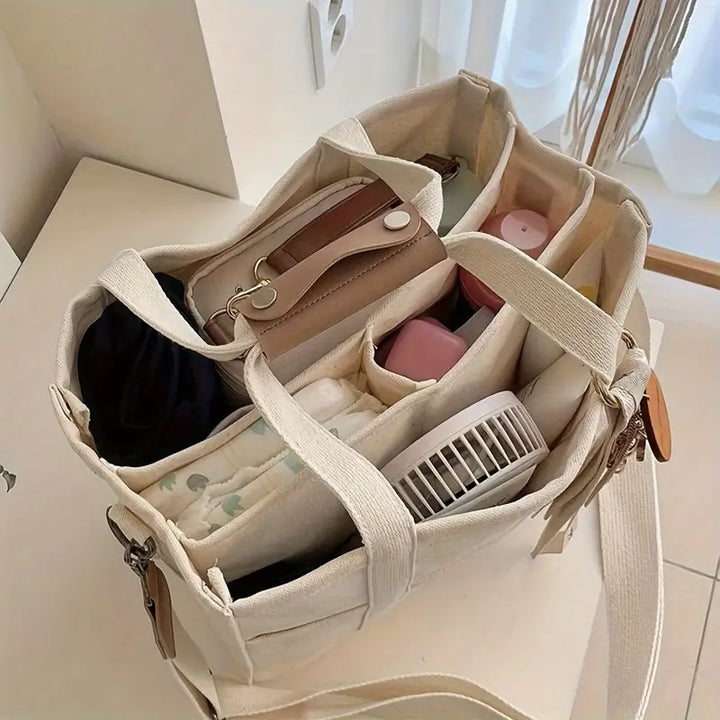 Große Damenhandtasche mit vielen Fächern für Alltag-Luzern Mode