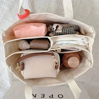 Große Damenhandtasche mit vielen Fächern für Alltag-Luzern Mode