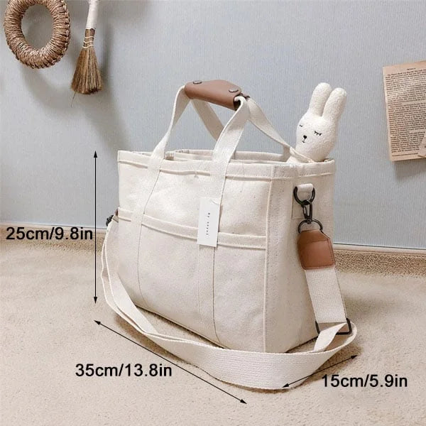 Große Damenhandtasche mit vielen Fächern für Alltag-Luzern Mode