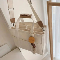 Große Damenhandtasche mit vielen Fächern für Alltag-Luzern Mode