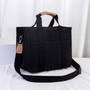 Große Damenhandtasche mit vielen Fächern für Alltag-Schwarz-Luzern Mode