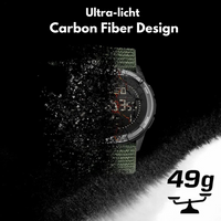 Digitale Armbanduhr mit LED-Anzeige und Stoffarmband-Luzern Mode