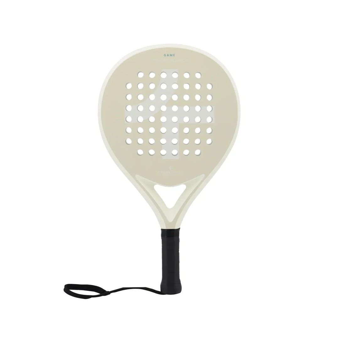 Padel-Schläger | Carbon Robust Langlebig Ergonomisch Leichtgewicht-Weiß-Luzern Mode