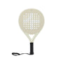 Padel-Schläger | Carbon Robust Langlebig Ergonomisch Leichtgewicht-Weiß-Luzern Mode