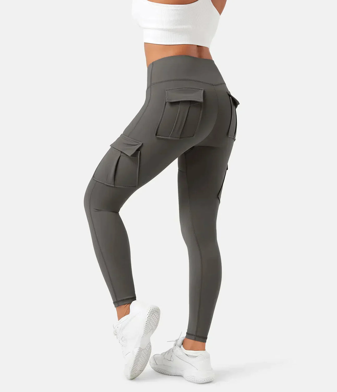 Damen Sport Leggings mit Taschen für Fitness und Yoga-Luzern Mode