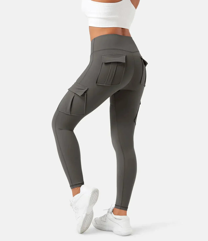 Damen Sport Leggings mit Taschen für Fitness und Yoga-Luzern Mode