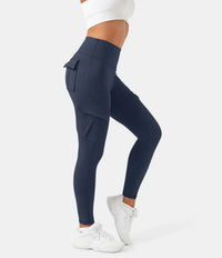 Damen Sport Leggings mit Taschen für Fitness und Yoga-Luzern Mode