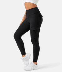 Damen Sport Leggings mit Taschen für Fitness und Yoga-Luzern Mode