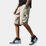 Herren Cargo Shorts mit Taschen für Outdoor-Aktivitäten-Khaki-M-Luzern Mode
