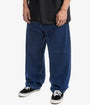 Baggy Jeans Herren - Bequeme Weite Passform Denim Hose-Dunkelblau-S-Luzern Mode