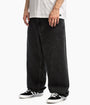 Baggy Jeans Herren - Bequeme Weite Passform Denim Hose-Schwarz-S-Luzern Mode