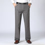 Herren Businesshose mit Falten - Elegante Anzughose-Grau-XS-Luzern Mode