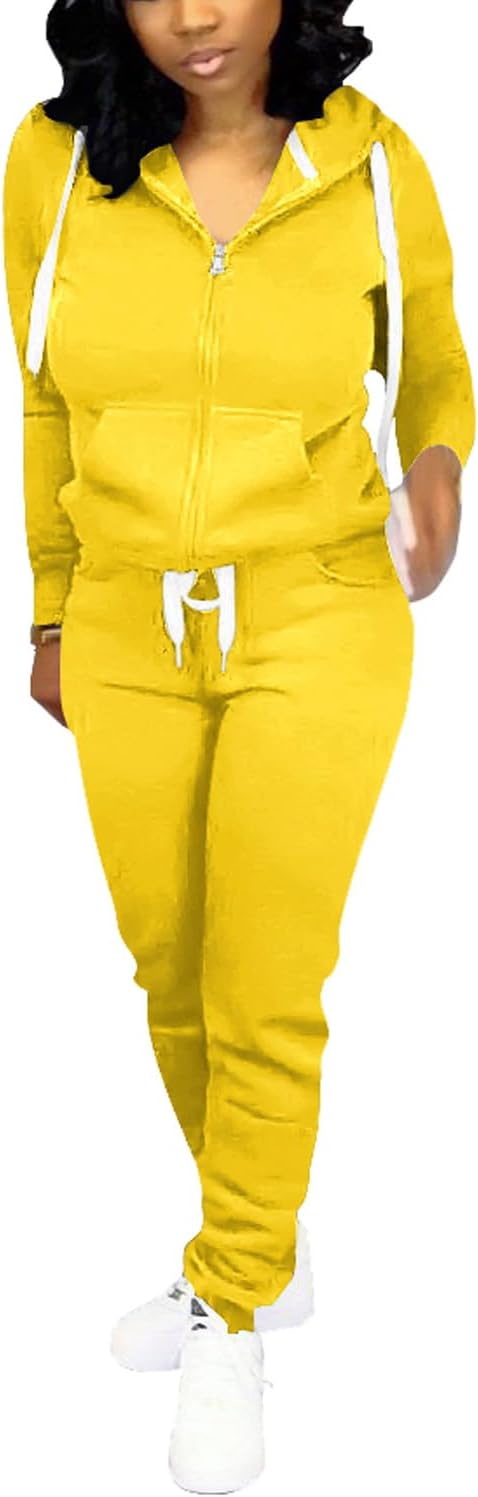 Damen Jogginganzug Kapuzenpullover Set Freizeitanzug-Luzern Mode