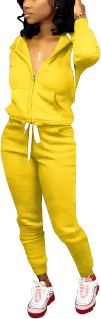 Damen Jogginganzug Kapuzenpullover Set Freizeitanzug-Luzern Mode