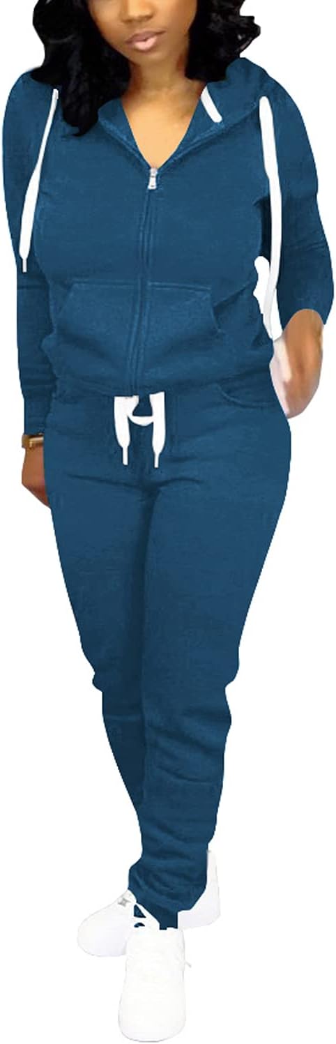 Damen Jogginganzug Kapuzenpullover Set Freizeitanzug-Luzern Mode