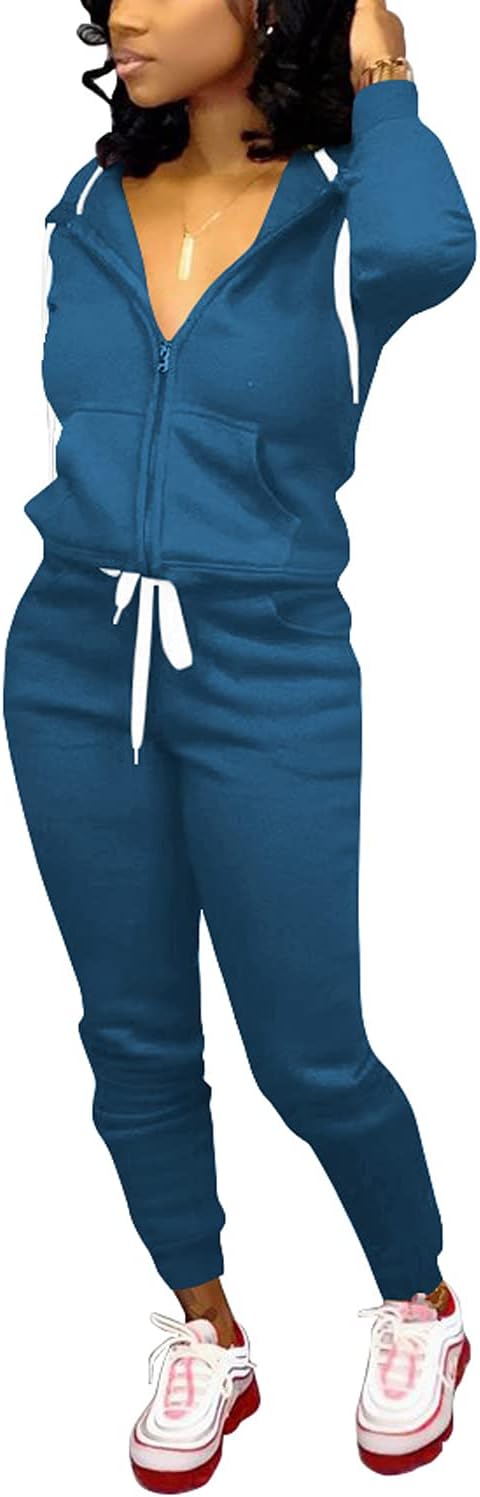 Damen Jogginganzug Kapuzenpullover Set Freizeitanzug-Luzern Mode