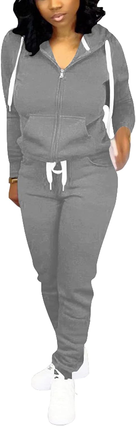 Damen Jogginganzug Kapuzenpullover Set Freizeitanzug-Luzern Mode