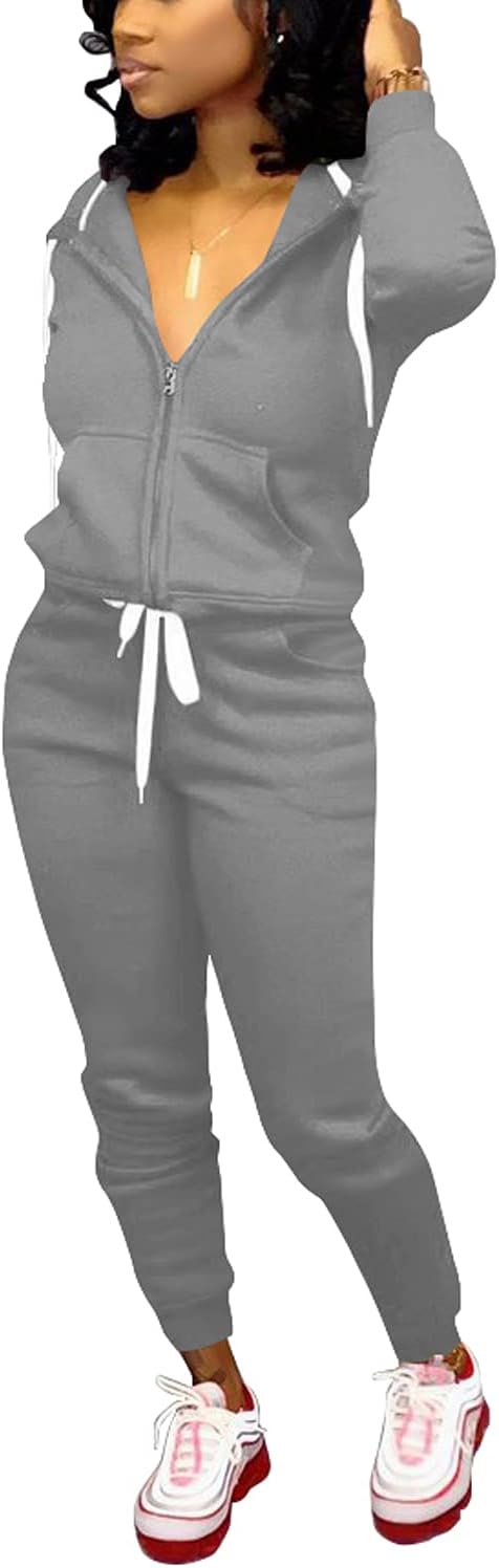Damen Jogginganzug Kapuzenpullover Set Freizeitanzug-Luzern Mode