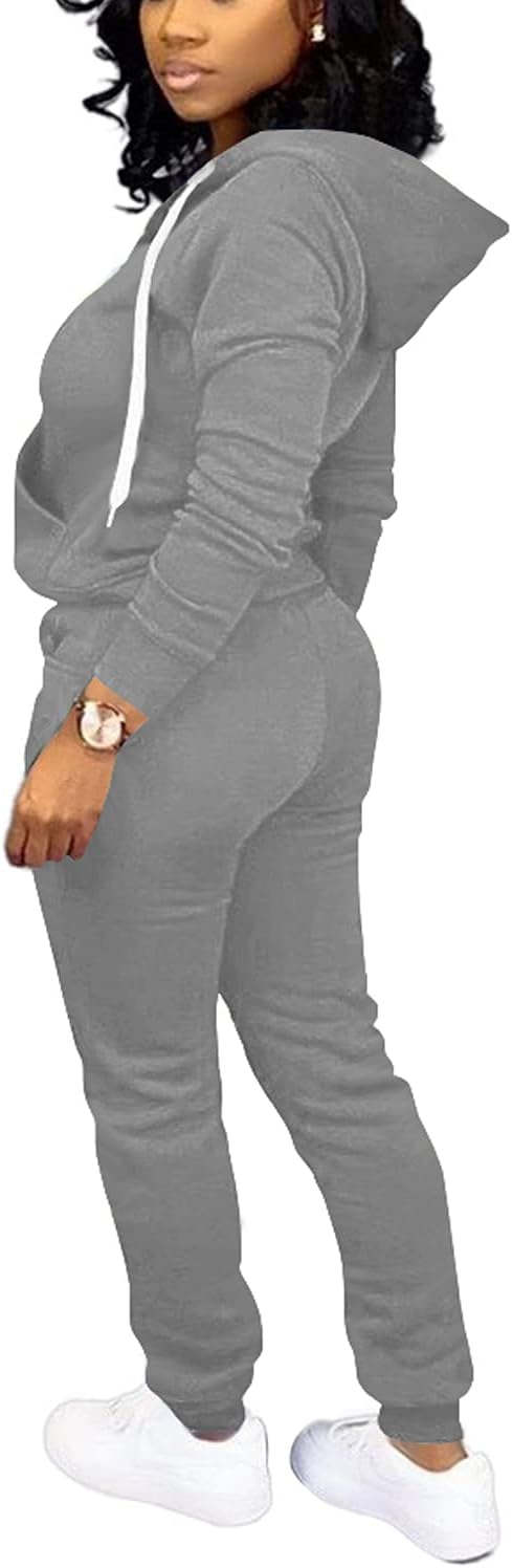 Damen Jogginganzug Kapuzenpullover Set Freizeitanzug-Luzern Mode