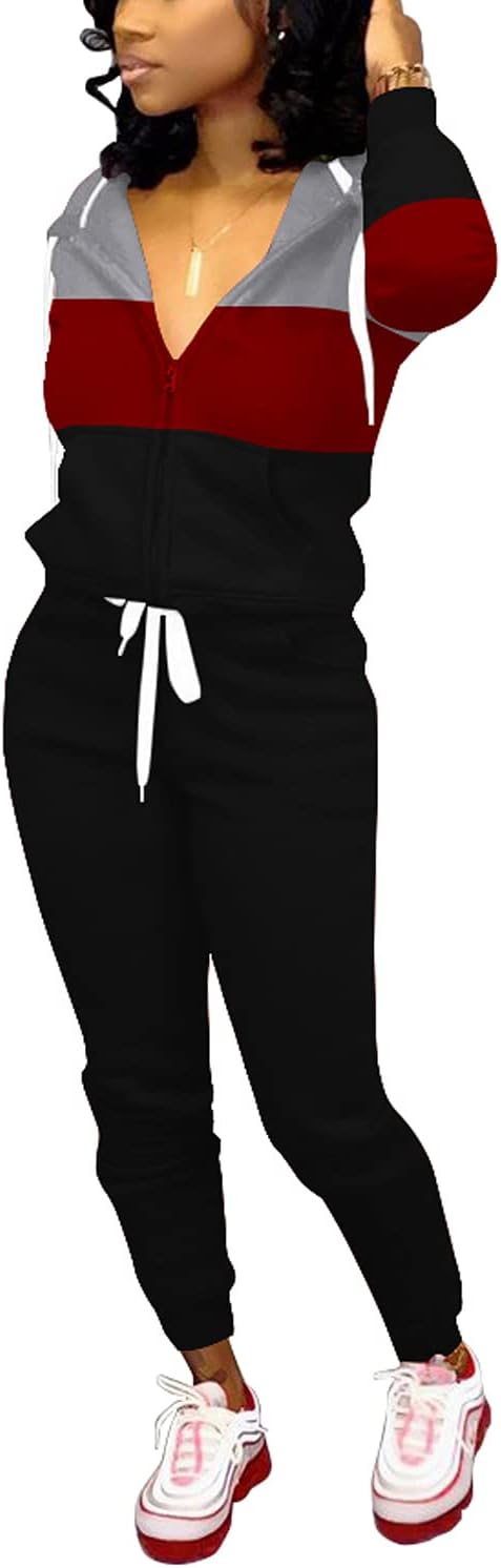 Damen Jogginganzug Kapuzenpullover Set Freizeitanzug-Luzern Mode