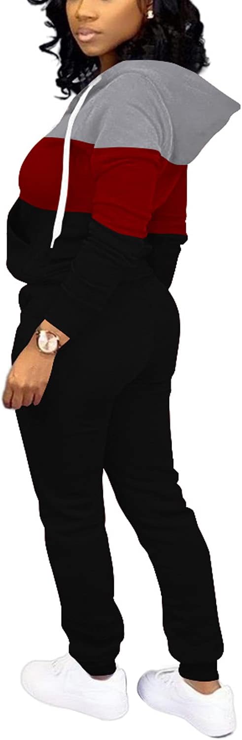 Damen Jogginganzug Kapuzenpullover Set Freizeitanzug-Luzern Mode