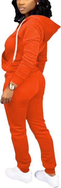 Damen Jogginganzug Kapuzenpullover Set Freizeitanzug-Luzern Mode