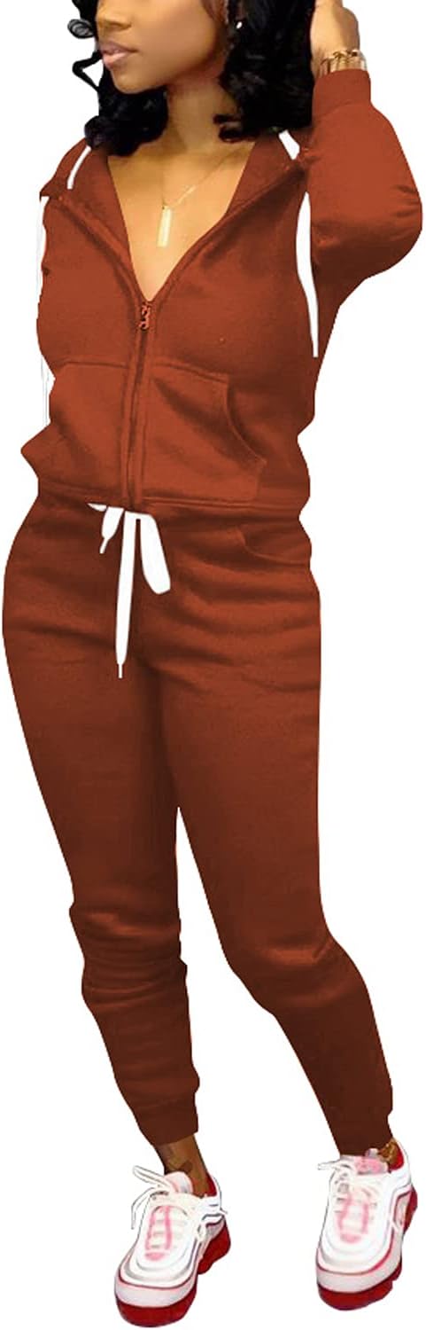 Damen Jogginganzug Kapuzenpullover Set Freizeitanzug-Luzern Mode