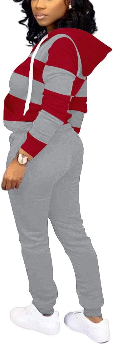 Damen Jogginganzug Kapuzenpullover Set Freizeitanzug-Luzern Mode