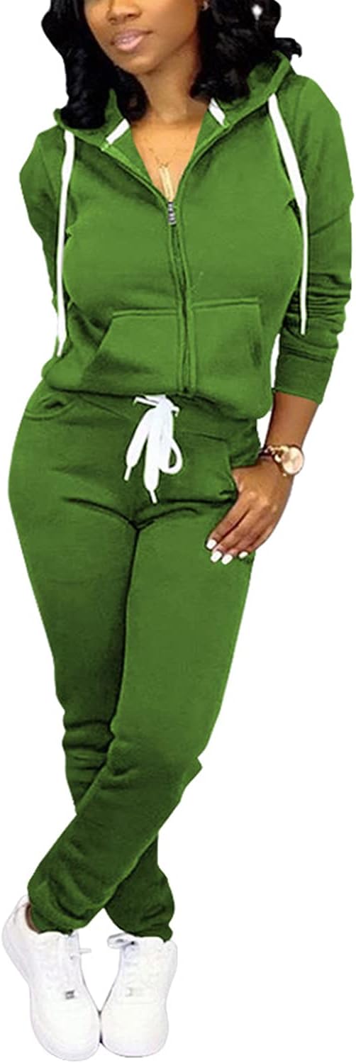 Damen Jogginganzug Kapuzenpullover Set Freizeitanzug-Luzern Mode