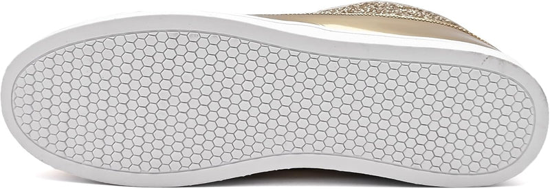 Damen Sneaker High Top Glitzer Freizeitschuhe Modisch-Luzern Mode