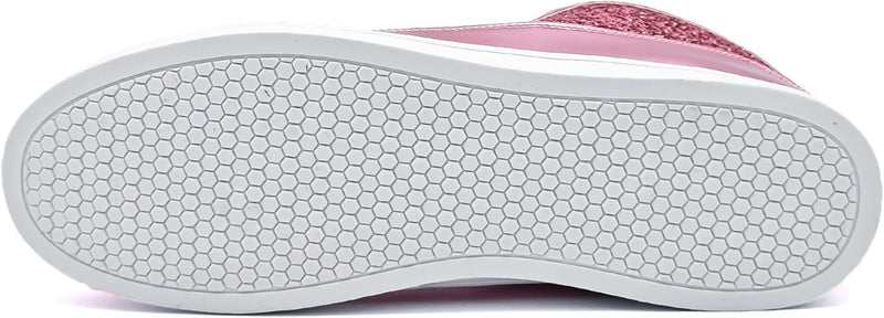 Damen Sneaker High Top Glitzer Freizeitschuhe Modisch-Luzern Mode