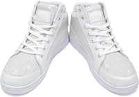 Damen Sneaker High Top Glitzer Freizeitschuhe Modisch-Luzern Mode
