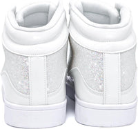 Damen Sneaker High Top Glitzer Freizeitschuhe Modisch-Luzern Mode