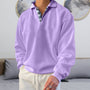 Herren Langarm Poloshirt Set - Bequem und Stilvoll-Lila-S-Luzern Mode