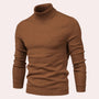 Herren Rollkragenpullover aus Baumwolle – Stilvoll & Warm-Braun-S-Luzern Mode