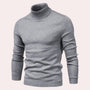 Herren Rollkragenpullover aus Baumwolle – Stilvoll & Warm-Grau-S-Luzern Mode