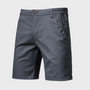 Herren Shorts | Baumwolle | Einfarbig | Lockere Passform | Taschen-Grau-XS-Luzern Mode